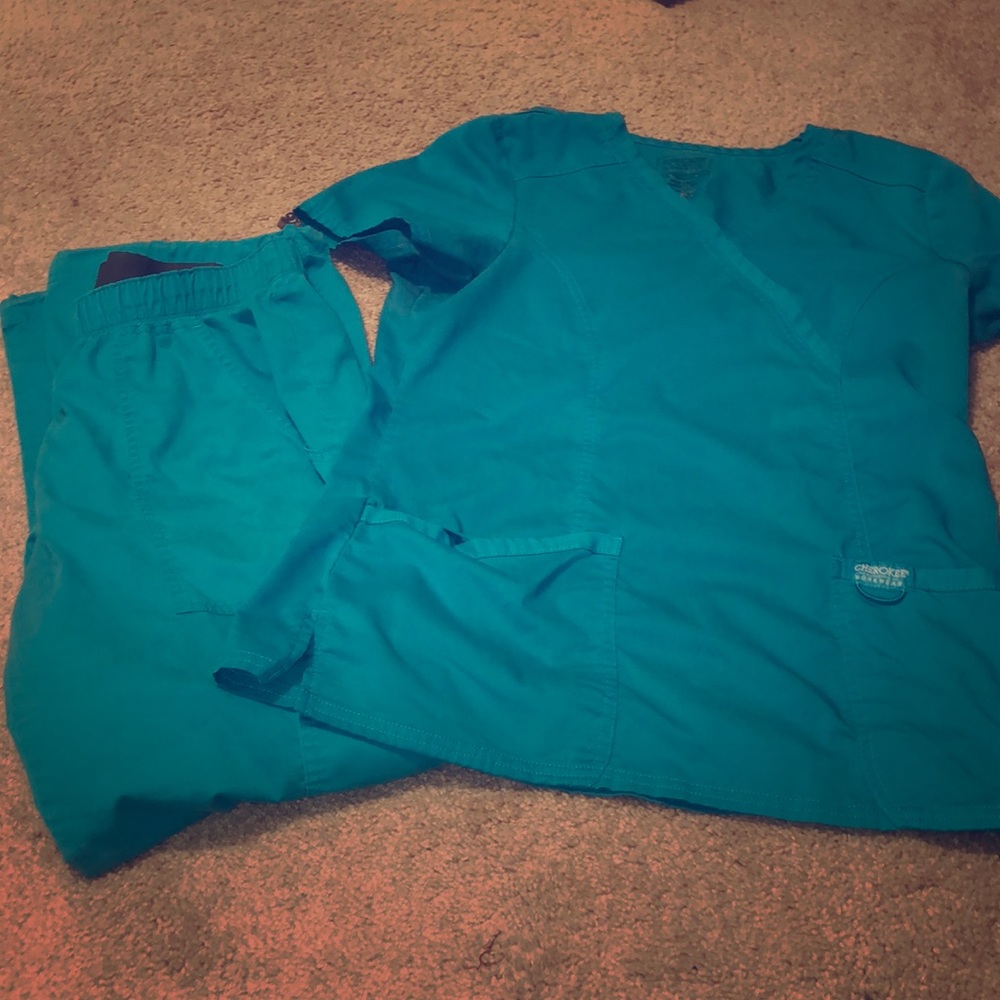 Teal Scrub set